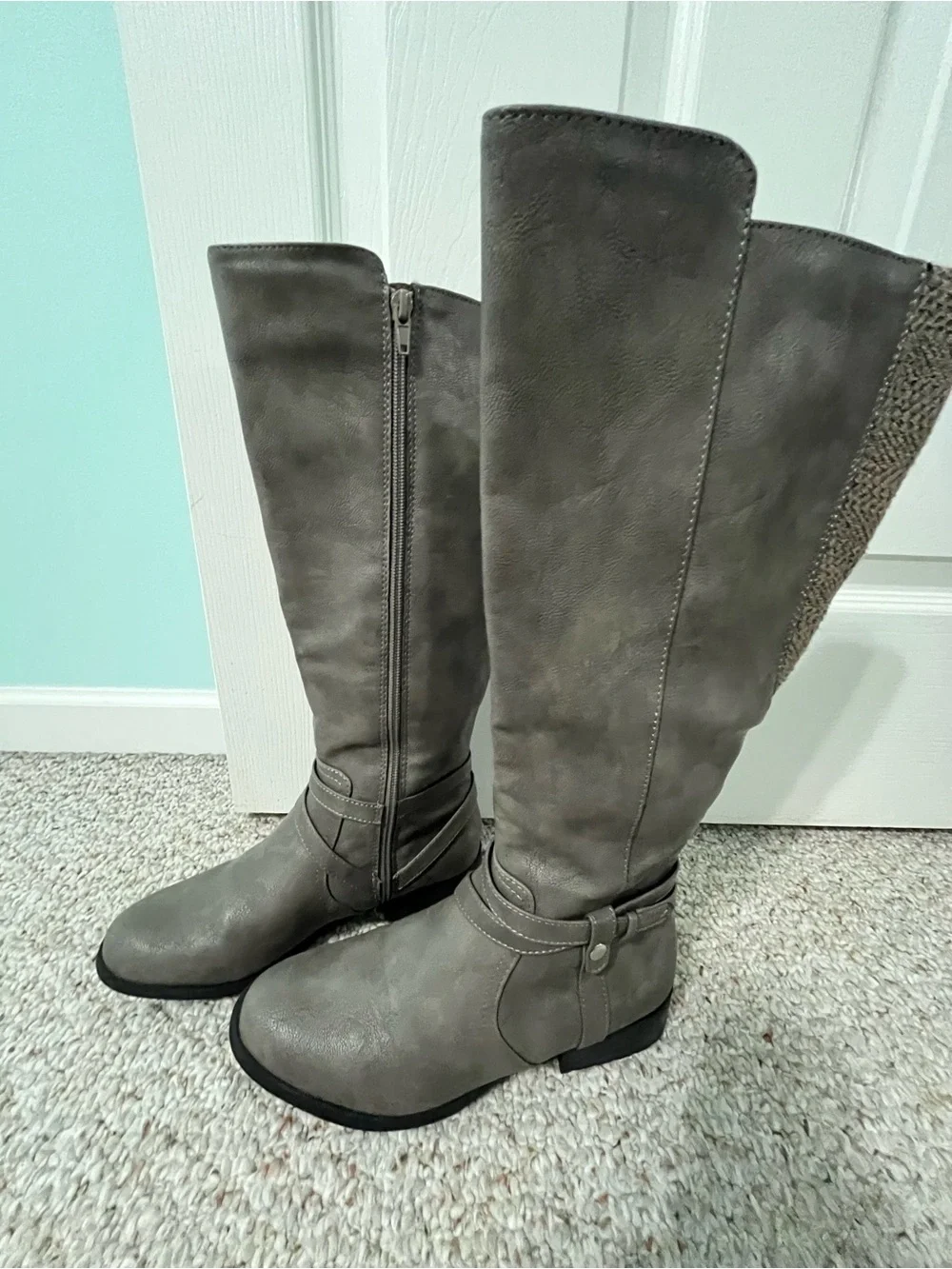Life Stride Gray Over-the-Knee Riding Boots
